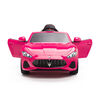 KidsVip 12V Maserati Gran Cabrio W/RC- Rose - Édition anglaise