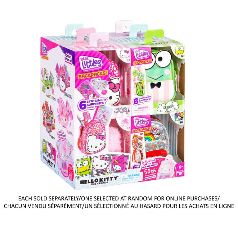 Real Littles Hello Kitty And Friends Backpack (one selected at random for online purchases)