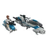 Star Wars Mission Fleet Expedition Class, Obi-Wan Kenobi Jedi Speeder Chase, figurine de 6 cm avec véhicule