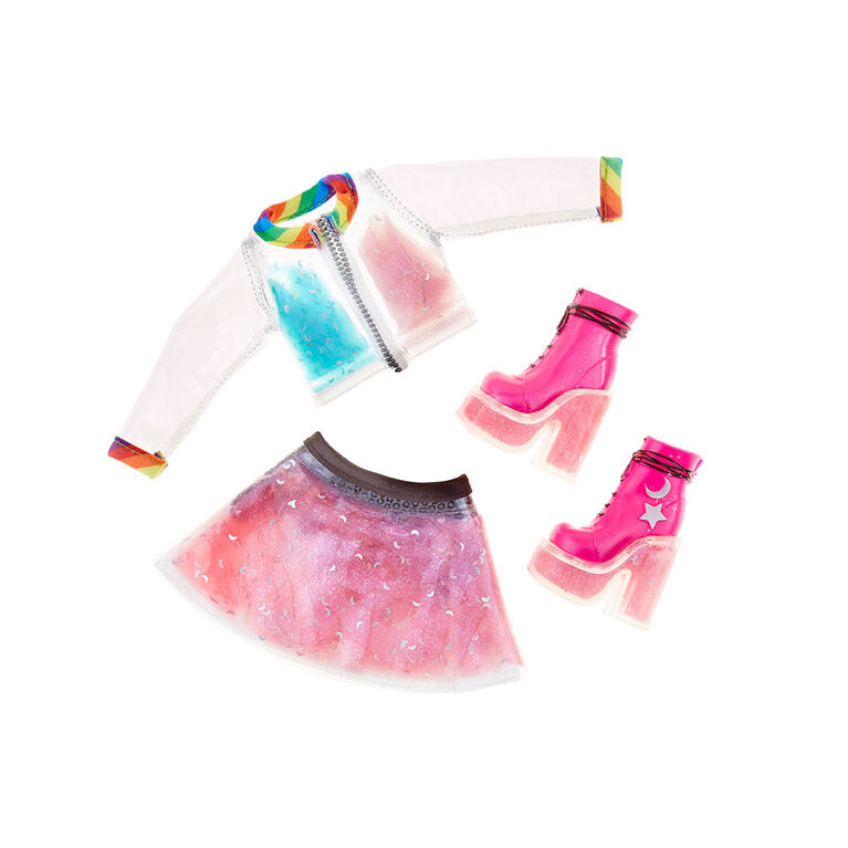 Poupée Rainbow High Rainbow Surprise de 14 pouces - poupée Rainbow Dream  avec gelée à fabriquer pour vêtements