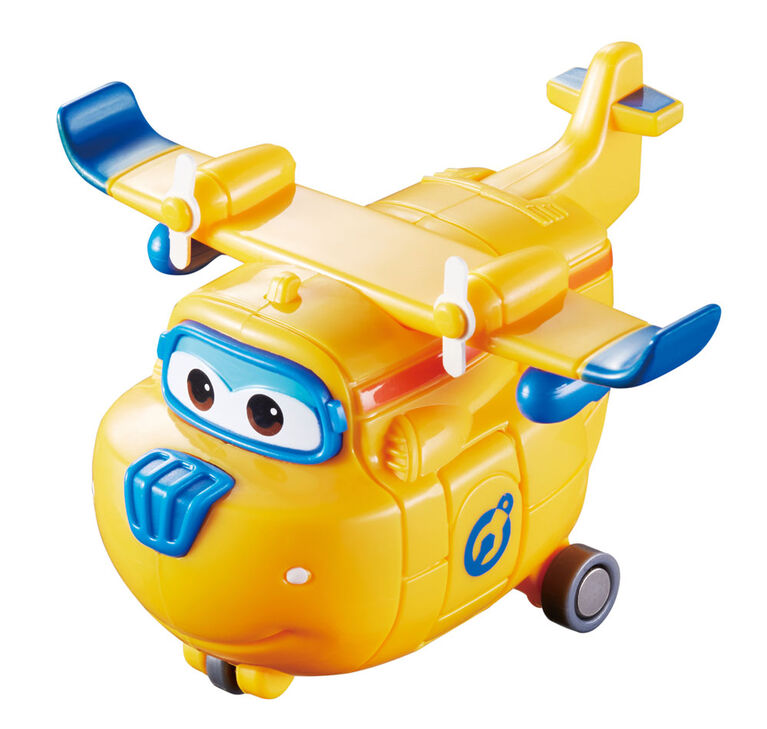 Super Wings Transform-a-Bots,  paquet de 4 - Donnie/Dizzy/Jerome/Bello