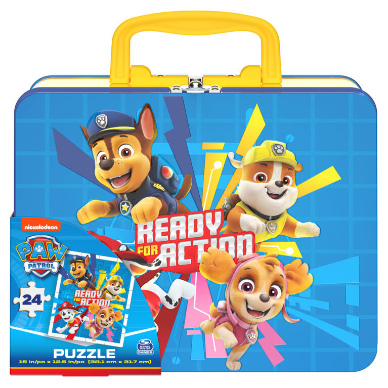 PAW Patrol 24-Piece Puzzle in Tin With Handle