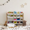 Toy Organizer with 16 Bins, Natural