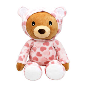 Jesse & Lulu Lounge Ours pyjama : Coeur rose