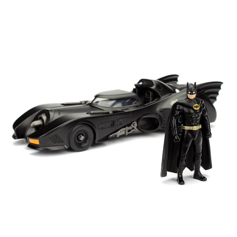 Metals Batman 1:24 1989 Batmobile W/Batman Figure