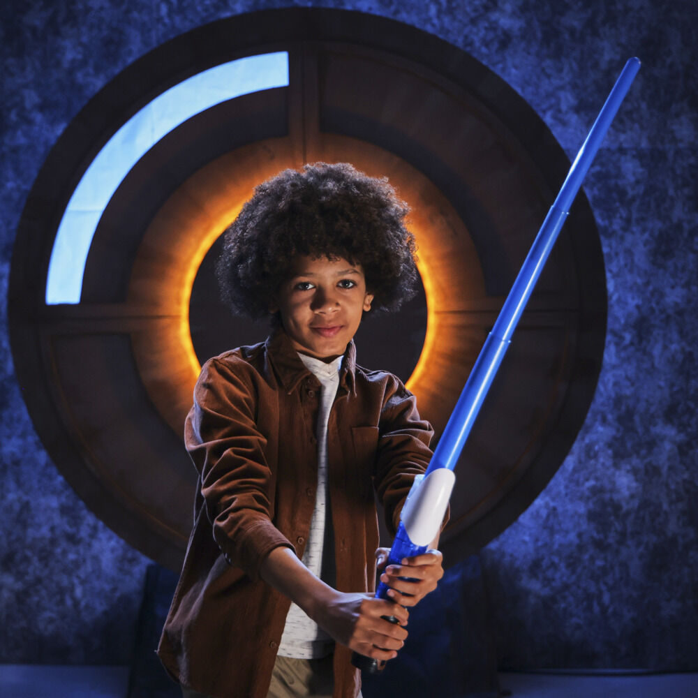 Star Wars Lightsaber Forge Kyber Core Obi-Wan Kenobi, Blue Customizable Lightsaber