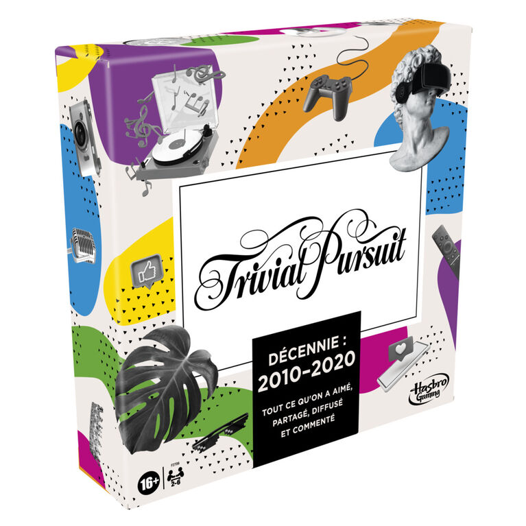 Trivial Pursuit Décennie : 2010-2020, jeu de plateau pour adultes (Édition Française)