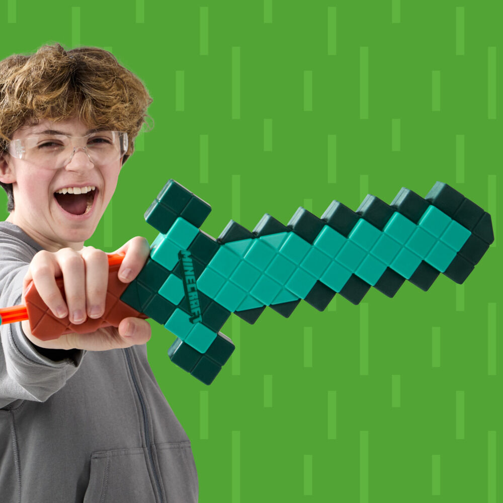 Nerf Minecraft, Épée à fléchettes, 8 fléchettes Nerf N1