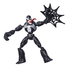 Marvel Spider-Man Bend and Flex Venom Action Figure Toy, 6-Inch Flexible Figure