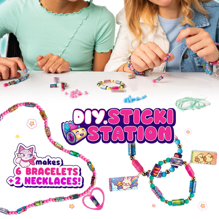 Sticki Rolls - Wearable Shareable Sticker Jewelry - Sticki Station Kit