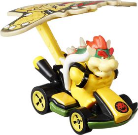 Hot Wheels - Mario Kart -Bowser Standard Kart et Cerf-Volant de Bowser
