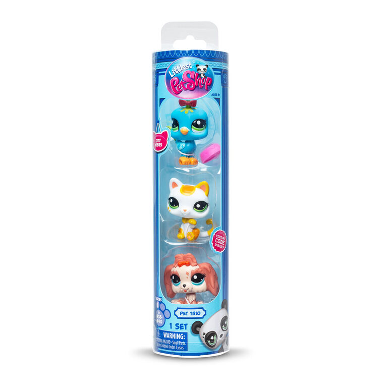 Littlest Pet Shop - 3Pk Tube - Pet Trio City Vibes