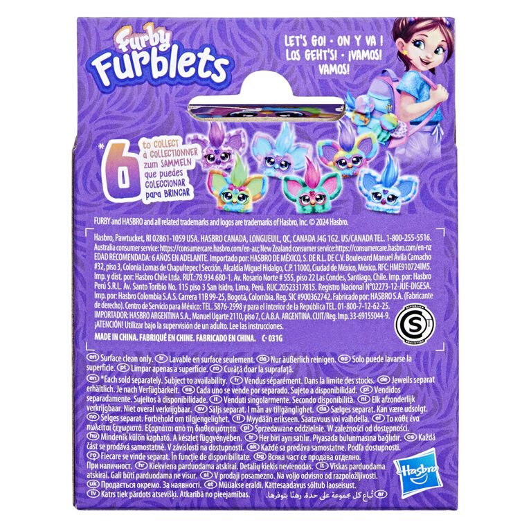 Furby Furblets Ray-Vee Mini Electronic Plush Toy