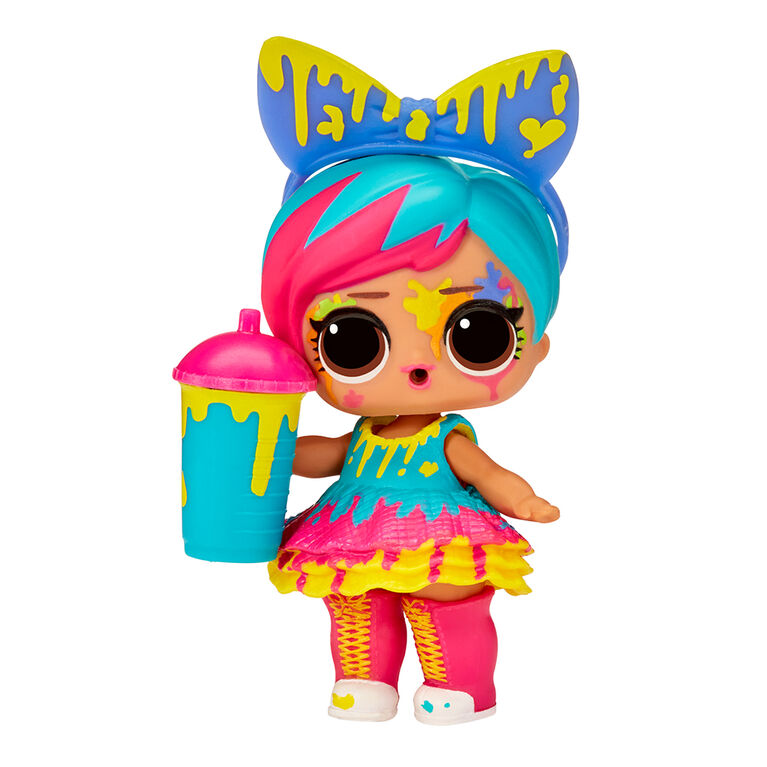 LOL Surprise OMG House of Surprises Art Cart Playset with Splatters Collectible Doll