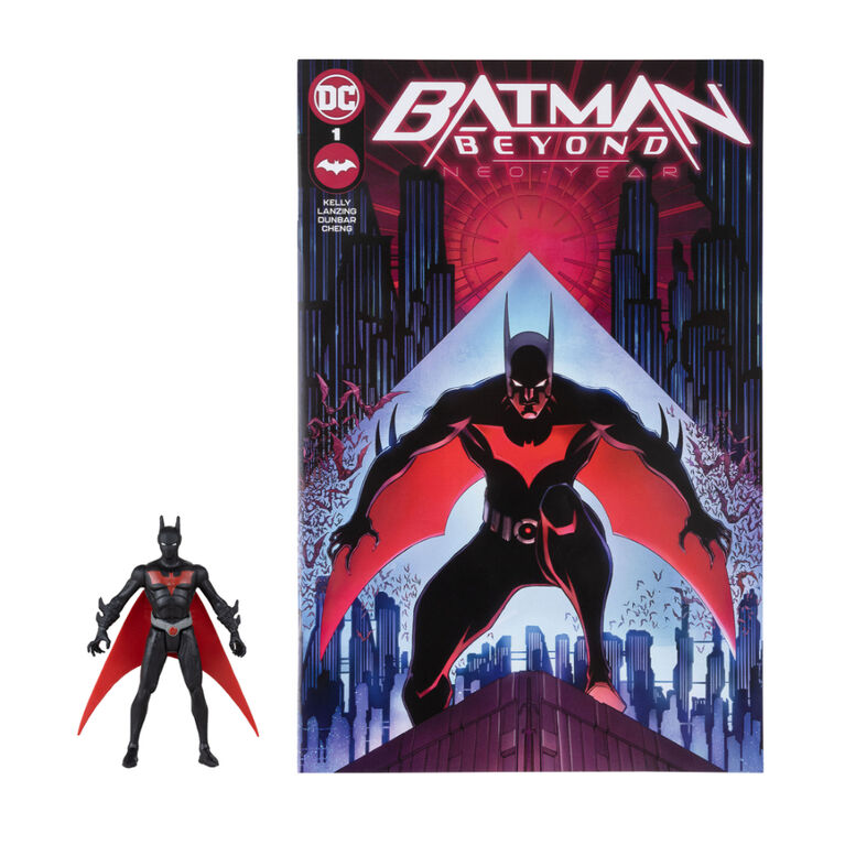 McFarlane Toys - DC Direct Page Punchers 3" Figure withComic Wave 3 - Batman Beyond (Neo-Year)