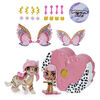 Hatchimals Pixies Riders, Wilder Wings Rhythm Rachel Pixie and Tigrette Glider with 16 Wing Accessories