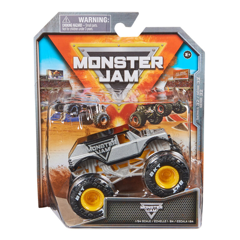 Monster Jam, Official Stunt Truck Monster Truck, Die-Cast Vehicle, 1:64 Scale
