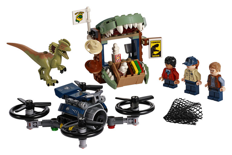 LEGO Jurassic World Dilophosaure en liberté 75934