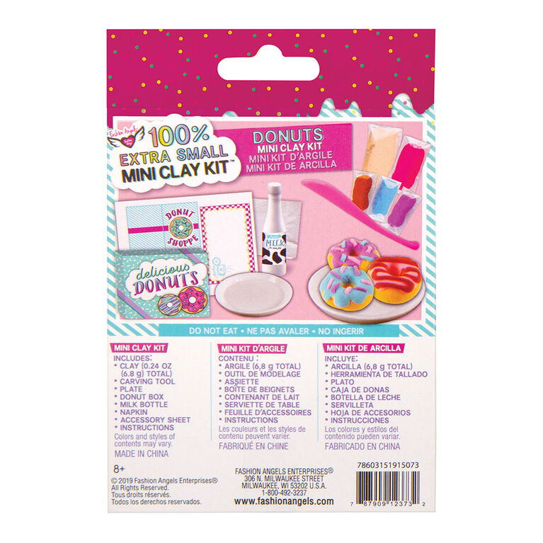 Fashion Angels - Kit Mini Argile 100% Petits Donuts Extra