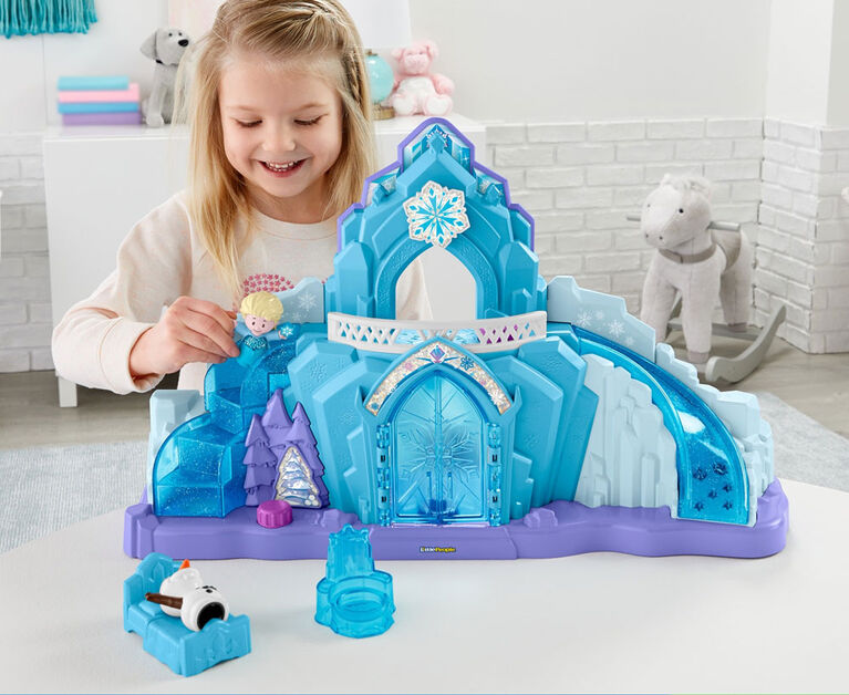 Disney - La Reine des Neiges - Le Palais de glace d'Elsa de Little People - Édition anglaise