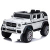 KidsVip 12V Kids and Toddlers Mercedes G650s Maybach 4WD Ride On Car w/Remote Control - White - English Edition