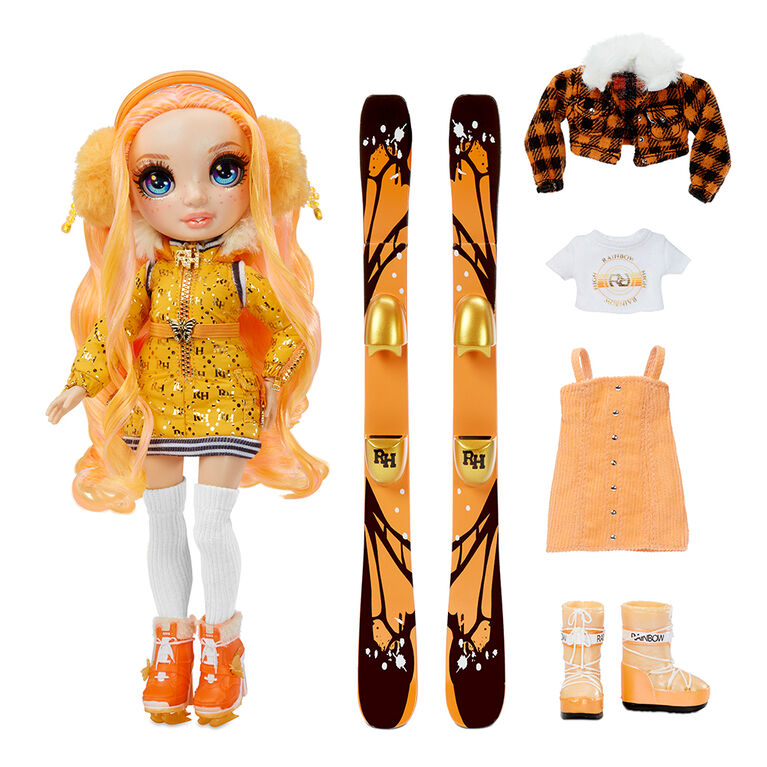 Rainbow High Winter Break Violet Willow - Fashion Doll Playset with 2  Complete Doll Outfits, Pair of Skis and Winter Accessories - Great Toy Gift  for Girls Ages 6-12 Years Old 