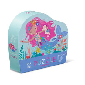 12-Pc Mini Puzzle/Mermaid Dreams