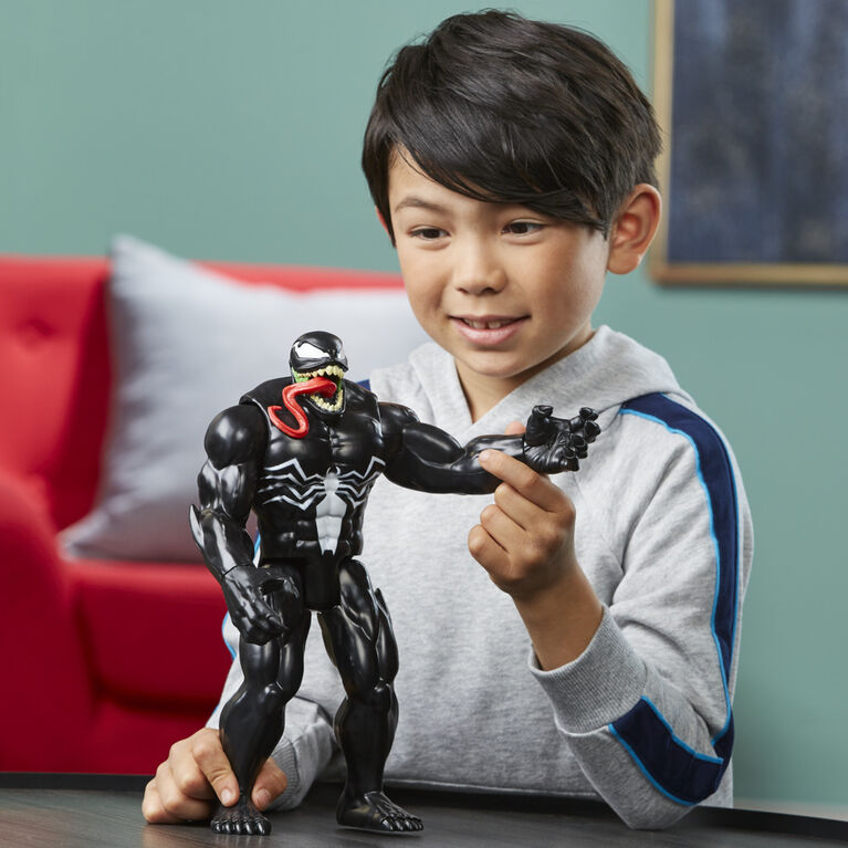 Marvel Spider-Man Titan Hero Series, figurine de collection Deluxe Venom de 30  cm