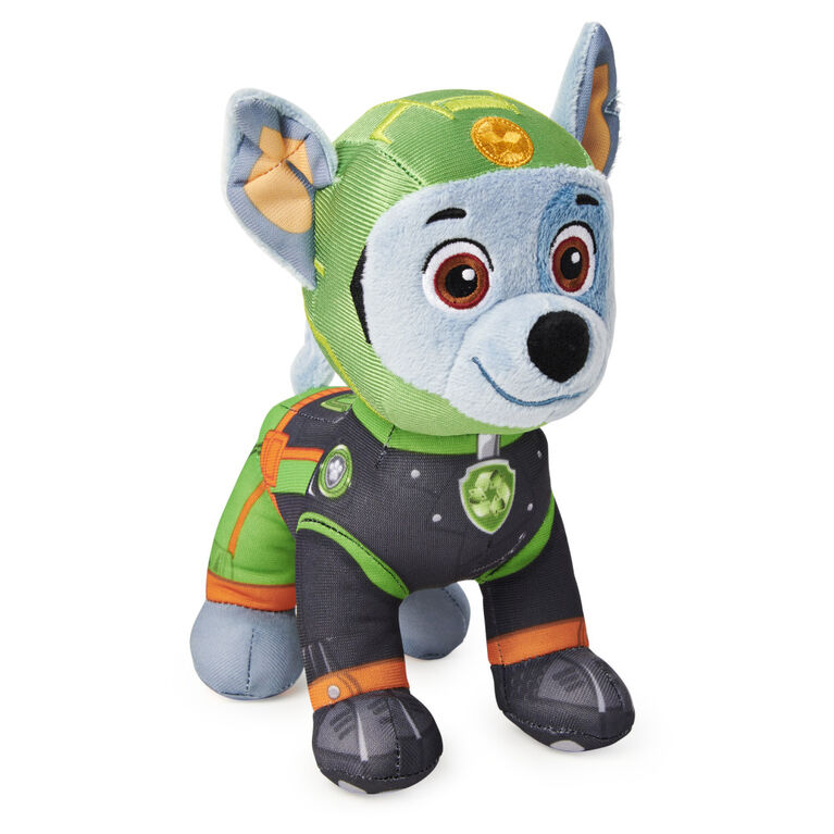 PAW Patrol, Moto Pups Rocky, Stuffed Animal Plush Toy, 8-inch