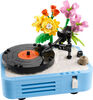 LEGO Creator 3 in 1 Record Player with Flowers - Building Toy with 3 Options, Record Player, Radio, or Microphone - 31172