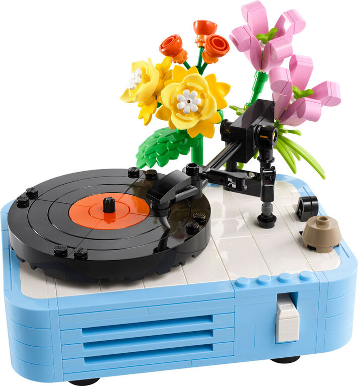LEGO Creator 3 in 1 Record Player with Flowers - Building Toy with 3 Options, Record Player, Radio, or Microphone - 31172