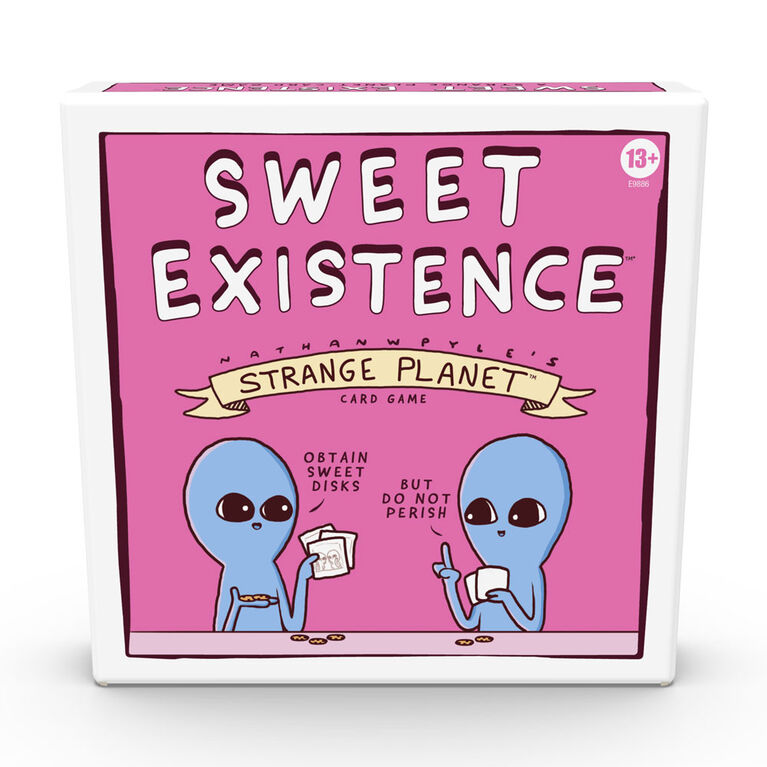 Sweet Existence, jeu de cartes Strange Planet pour la famille, inspiré des livres et bande dessinée en ligne de Nathan W. Pyle - Édition anglaise