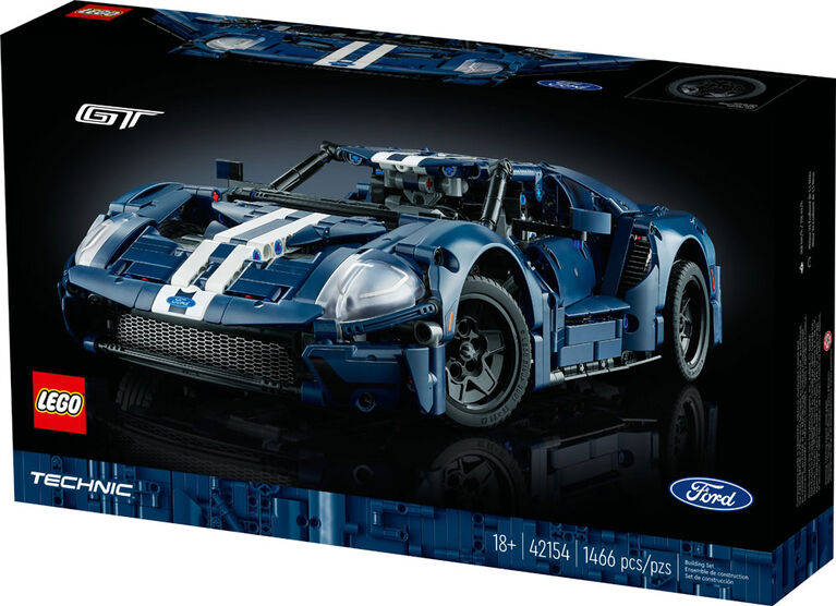 LEGO Technic 2022 Ford GT 42154 Building Kit for Adults (1,466 Pieces)