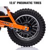 KidsVip 24V SuperMoto Dirt Bike for Kids- Black - English Edition