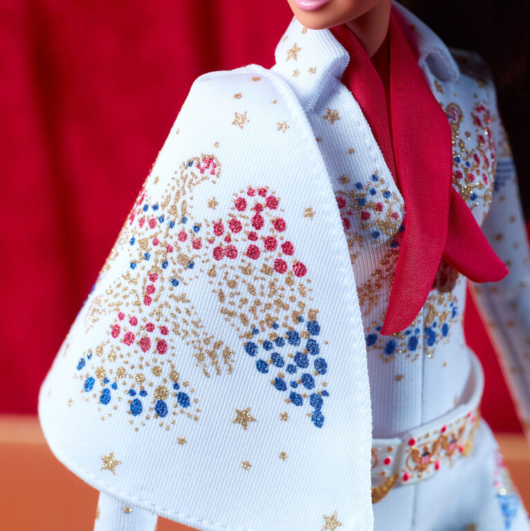 Barbie-Poupée Signature Elvis Presley (30cm), tenue American Eagle