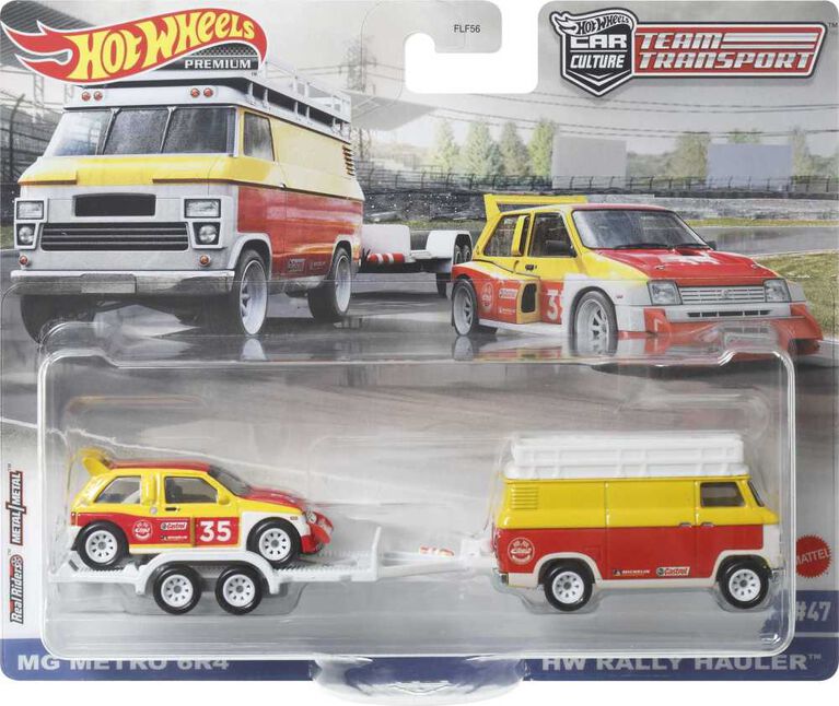Hot Wheels Team Transport Truck and Race Car