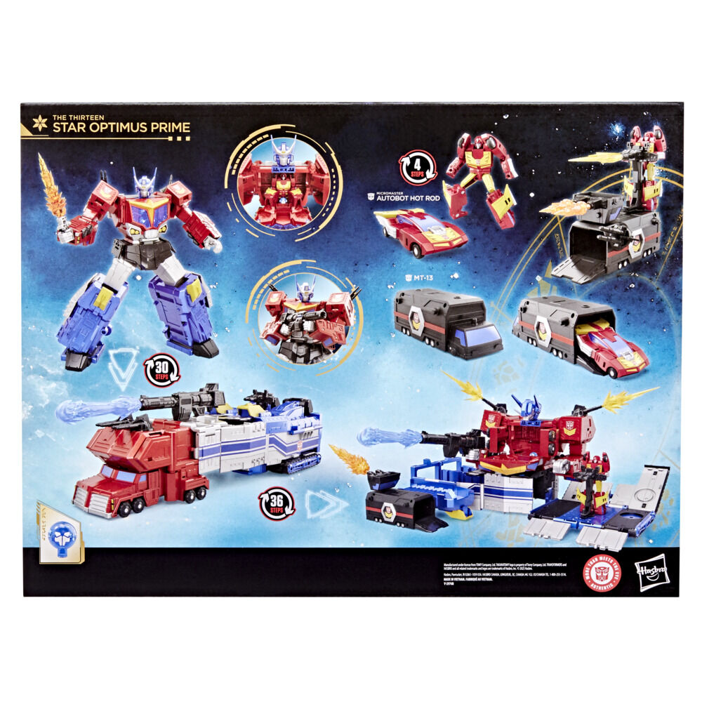 Transformers Age of the Primes Titan Class The Thirteen Star Optimus Prime, 15-inch Converting Action Figure