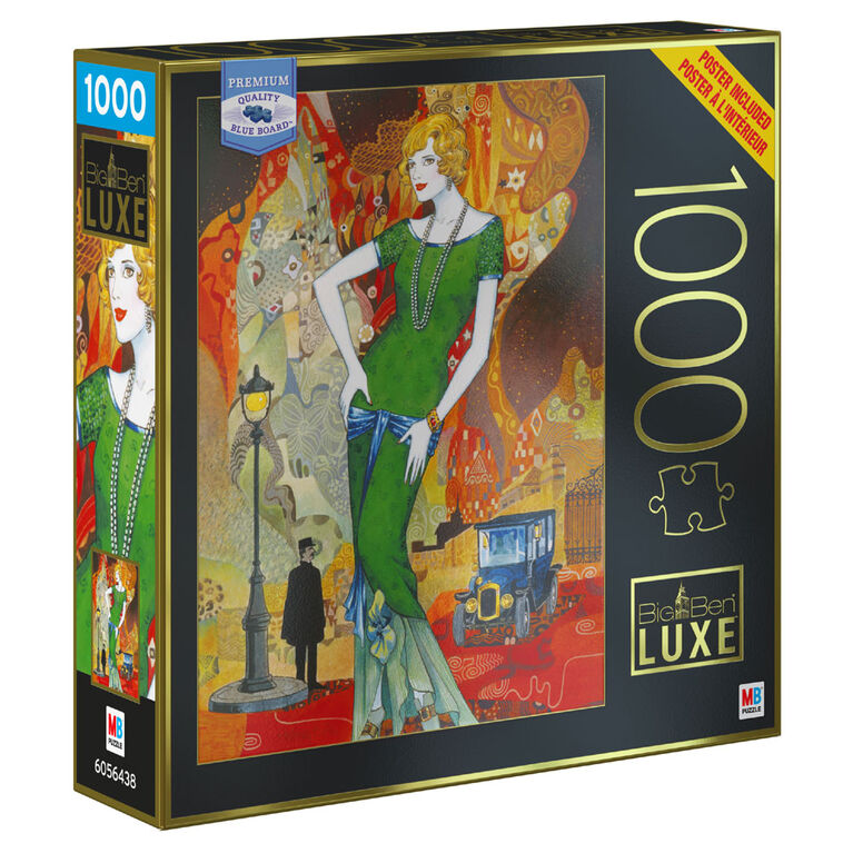 Big Ben 1000-Piece Jigsaw Puzzle, Evening Town