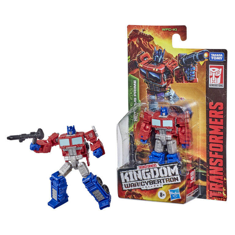 Transformers Toys Generations War for Cybertron: Kingdom Core Class WFC-K1 Optimus Prime