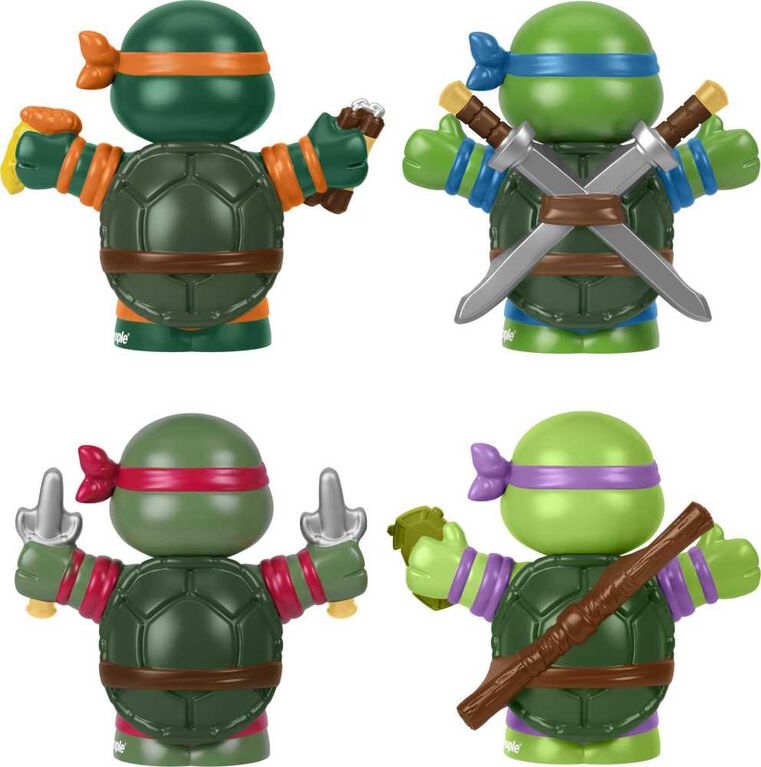 Fisher-Price Little People Collector Teenage Mutant Ninja Turtles Special Edition Set, 4 Figures