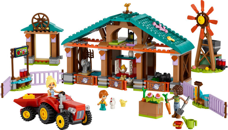 Jouet LEGO Friends Le sanctuaire des animaux de la ferme 42617