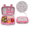 Bentgo Kids Prints Leak-Proof, 5-Compartment Bento-Style Kids Lunch Box - PINK DOTS