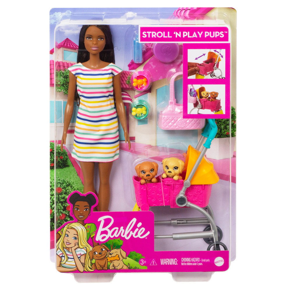 barbie stroller playset