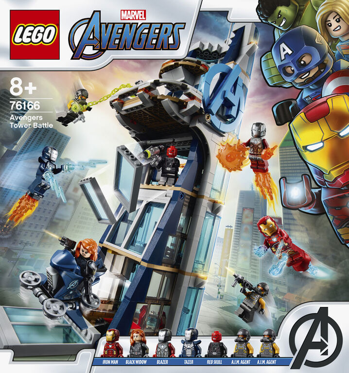 LEGO Super Heroes La tour de combat des Avengers 76166 (685 pièces)