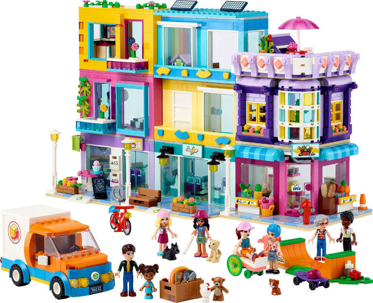 LEGO Friends L'immeuble de la rue principale 41704 Ensemble de construction (1 682 pièces)