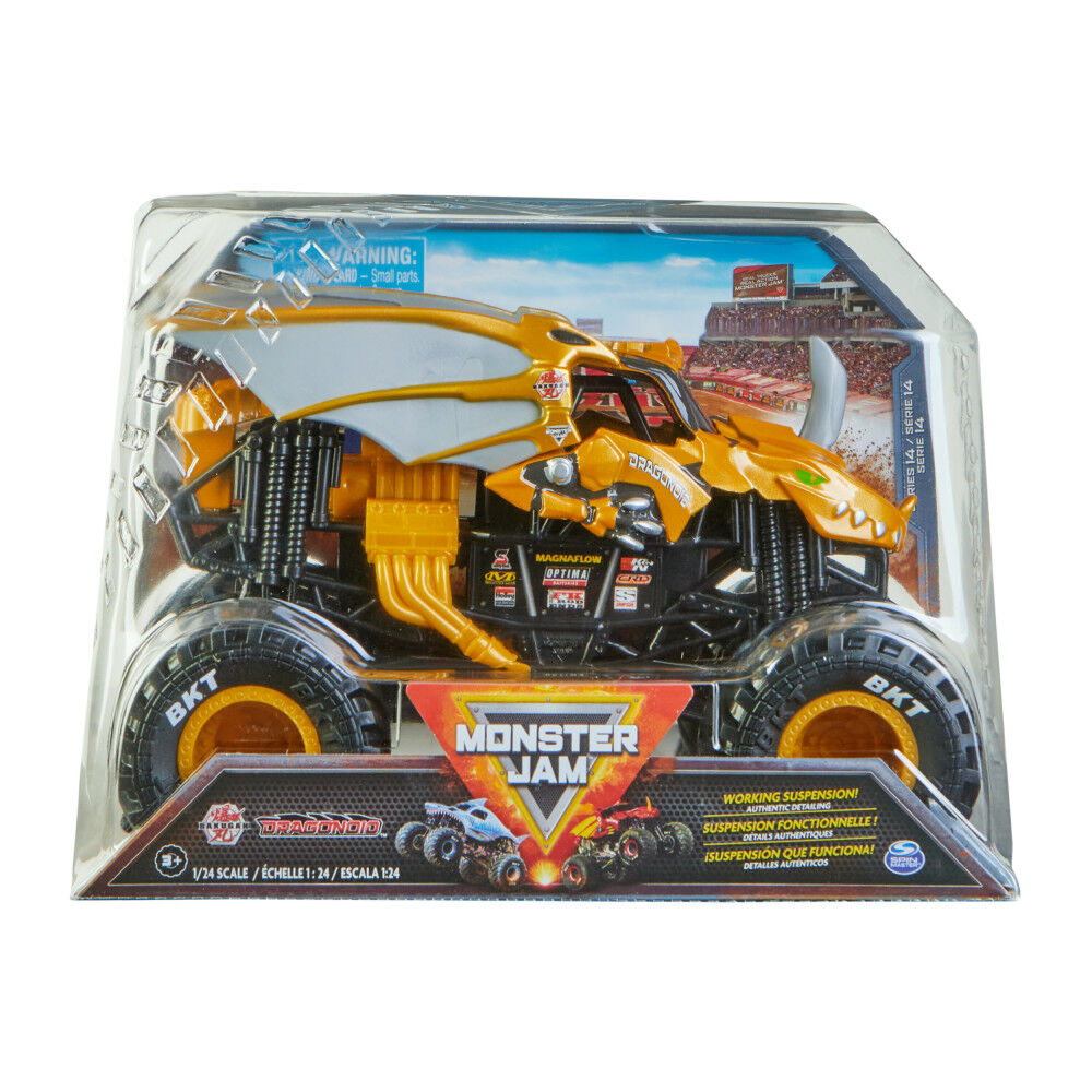 Monster Jam Official Bakugan Dragonoid Monster Truck Collector Die Cast Vehicle 1 24 Scale Toys R Us Canada