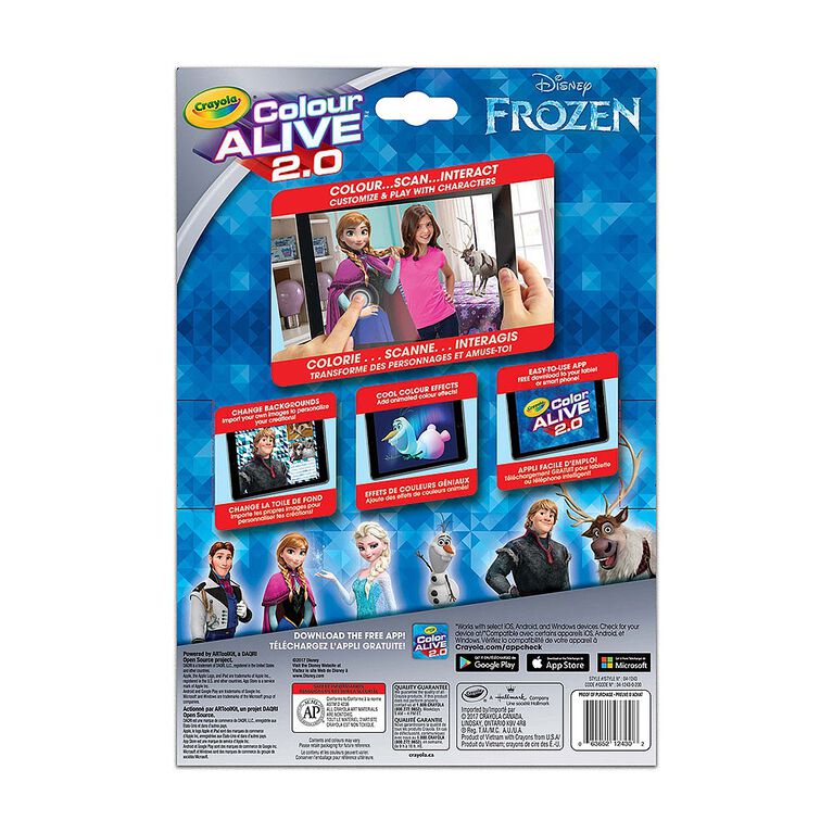 Colour AliveMC  2.0, Disney Frozen.