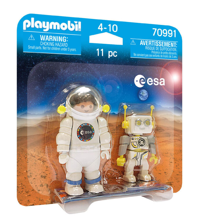 Playmobil - Duo Pack ESA astronaut and ROBert