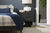 Fynn Nightstand with Drawers Gray Oak