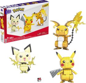 Mega Construx - Pokémon - Trio Évolution Pikachu